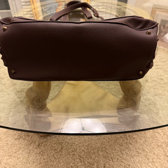 Browning Concealed Carry Purse Brown Leather 14” X 15” X 6” Camo Inside NWT - Picture 4 of 13